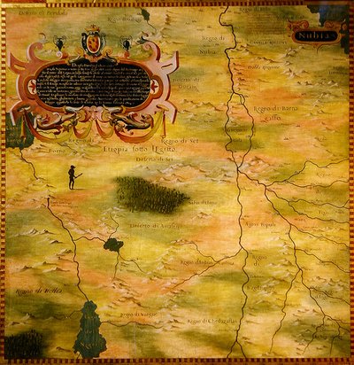 Map of the Nile Region South of Nubia by Stefano Bonsignori